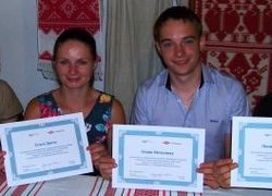Сертифікати за виступ на міжнародному семінарі
